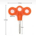 thumbnail image 1 of Lefu Camping Ground Pegs Screw Spike Hook Rope Buckle Tent Nail Camping Stakes Firm, 1 of 1