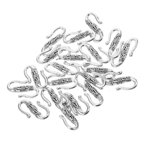 ELAYARD 20 Pieces S Hooks for Jewelry Making, Craft Projects, Hanging Decorations, and Home Organization