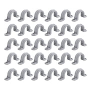 M Buder 30PCS Electrical Conduit Strap Clamp 1/2 Inch (12.7 mm) 2 Holes PVC Pipe Mounting Bracket for Electrical Engineering, Secure Tube Support, Durable Hardware Supplies