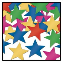 Party Central Club Pack of 12 Vibrantly Colored Fanci-Fetti Star Celebration Confetti Bags 1 oz.