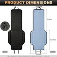 thumbnail image 7 of Uorisanigo Sky Blue Car Seat Covers Quilted 2‑Pack Front Car Seat Pads Automotive Seat Cushions Non‑Slip Backing Car Seat Protectors Universal for SUV Truck Sedan Van Easy to Install, 7 of 7