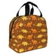 thumbnail image 2 of Easygdp Dinosaurs and Leaves Bolsa Térmica Premium - Tela Oxford Impermeable, Gran Capacidad, Bolsillo Frontal, Unisex para Trabajo, Escuela, Actividades al Aire Libre y Picnics, 2 of 8