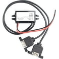 DcDc 12V To 5V 3A Power Converter Usb Step Down Voltage Power Supply