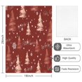 thumbnail image 2 of 2 Pcs Funny Kitchen Towels,Red Christmas Tree Pattern Microfiber Dish Towels,Kitchen Tea Towels,Kitchen Towel Set (18" X 26"), 2 of 7