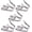 Silver, variant on (5 Pack) Stainless Steel Dog Collar Extra Links Designed for 2.25mm H-S Small Dog Collar Links, Silver