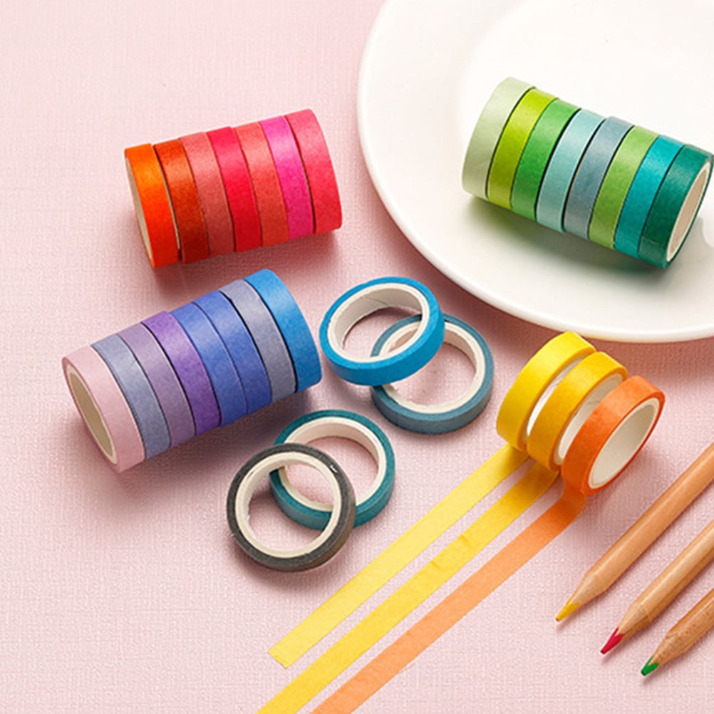 MRLESS Decorative Masking Tape for DIY Crafts and Planners - 60 Rolls
