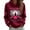 Deep Red, variant on Grblisyd Breast Cancer Awareness Hoodies for Women In October We Wear Pink Long Sleeve Sweatshirts