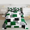 thumbnail image 2 of Castle Fairy Minimalist Sqare 2Pcs Bedding Comforter Set for Women Men,Geometric Rectangle Twin Comforter Sets,Abstract Minimalist Breathable Bedding Set,Breathable Home Decor, 2 of 8
