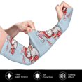 thumbnail image 3 of Balery merry Christmas rabbit Cooling Arm Sleeves for Men & Women – Breathable, Moisture-Wicking Arm Sleeves for Women, Men & Kids, 3 of 8