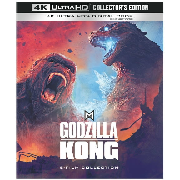 Godzilla/Kong Monsterverse 5-Film Collector's Edition (4K Ultra HD   Digital Copy), Warner Bros., Action & Adventure