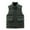 Green, variant on XUNKUSGA Puffer Vest Fleece Lined Zipper Vest for Men Solid Color Stand Collar Sleeveless Jackets for Men Winter Warm Loose Fit Men Vest with Pockets M-5XL Brown