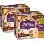 Angle View: Rachael Ray Nutrish Premium Natural Wet Dog Food, 8 Ounce Tubs Variety Pack: Hearty Recipes (Pack of 12)