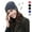 Dark Gray, variant on PULLIMORE Women Men Wireless Bluetooth Smart Beanie Hats Winter Warm Knitted Music Caps with Built-in Headphones Headset Stereo Speakers and Mic (Red)