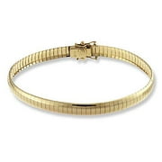 14kt 7" 5mm Convex Omega