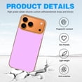 thumbnail image 4 of Case For Apple iPhone Air / 17 Pro / 17 Pro Max Series Case, Slim Thin Transparent Flexible Clear TPU Shockproof Phone Case For iPhone 17 Series, Brilliant Lavender, 4 of 6