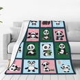 thumbnail image 7 of Yibo Panda Blanket Flannel Soft and Comfortable Anti-static Bed Sofa Blanket, 7 of 7