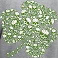thumbnail image 3 of CafePress - Shamrock Skull St Patricks Day Hooded Sweatshirt - Pullover Hoodie, Hooded Sweatshirt, 3 of 4