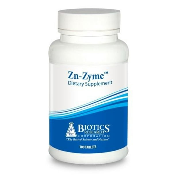 Biotics Research ZnZyme 15 mg 100 Tablets