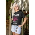 thumbnail image 3 of Look Guys Englsih Bulldog Lover Women's Graphic T Shirt Tees Brisco Brands M, 3 of 5