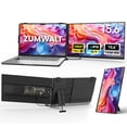 thumbnail image 1 of Extensor de pantalla para laptop ZUMWALT, monitor desmontable FHD de 15,6", 1 of 8