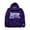 Purple, variant on Baberdicy Purple Women's Men's Jacket Zip up Hoodies Goth Letter Graphics Oversized Sweatshirt Vintage Hooded Jacket Sweat Jacket with Hood 90S E Girl Top, Xxl