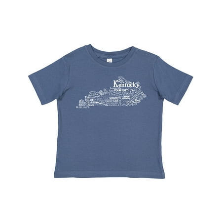

Inktastic Kentucky State Word Salad Gift Toddler Boy or Toddler Girl T-Shirt