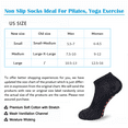 thumbnail image 5 of Novayard 6 Pairs Non Slip Grip Socks Yoga Pilates Hospital Socks Sticky Grippers for Men Women, 5 of 8