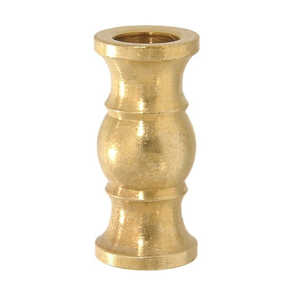 B&P Lamp® 1 1/2 Inch Brass Spindle, Slips 1/8 Ip