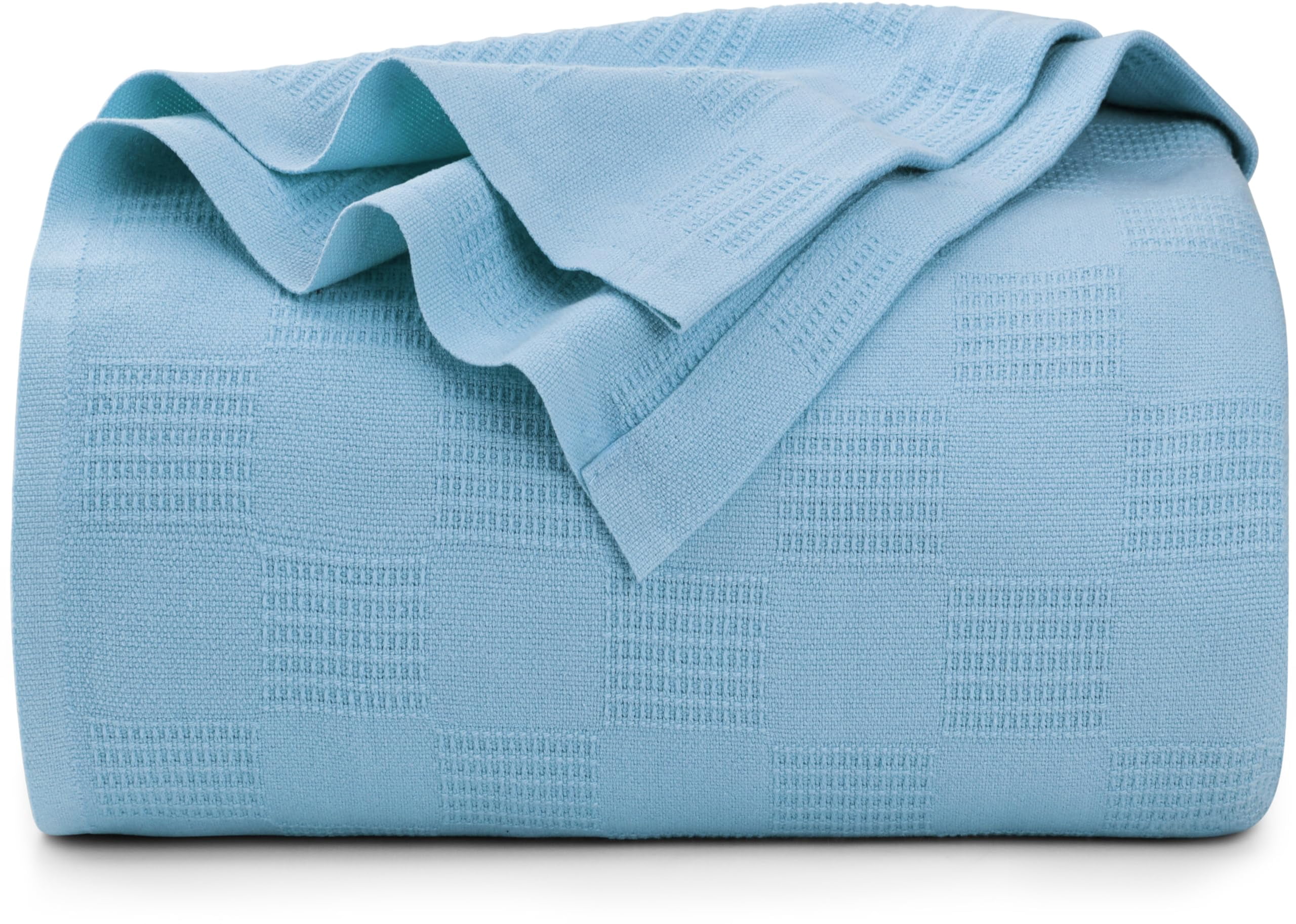 Ropa de cama Blanket Utopia, color azul cielo, 100% algodón, tamaño ...
