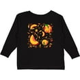 thumbnail image 3 of Inktastic Peach Fruit Party Boys or Girls Long Sleeve Toddler T-Shirt, 3 of 5