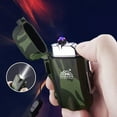 thumbnail image 2 of Arc4 Lit Lighter 2.0 - Rechargeable Outdoor Waterproof Dual Arc Plasma Lighter with Flashlight &amp; Lanyard - Red, 2 of 6