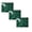 Green*3PCS, variant on Herringbone Peel and Stick Backsplash, 11.4”×9” Stick on Wall Tiles, Self Adhesive Tile Sticker for Kitchen Backsplash and Bathroom, Green
