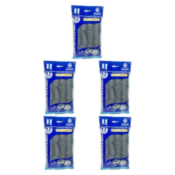 relayinert 12pcs Multipurpose Steel Wool For Efficient Kitchen