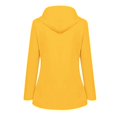 thumbnail image 3 of WTOBBY Women's Classic Waterproof Sun Jacket - Hooded Windproof Raincoat for Outdoor Hiking, Travel, Daily Use and Weather Protection ,Yellow S, 3 of 4