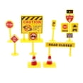 thumbnail image 1 of Juego de Señales de Tráfico de Construcción de Carreteras Baoblaze Señalización Ingeniería Bloques de Carreteras Juguete, 1 of 8