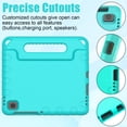 thumbnail image 6 of BMOUO Kids Case for Samsung Galaxy Tab A11 8.7-inch 2025 / A9 8.7-inch 2023 / A7 Lite 8.7 Inch 2021, with Screen Protector, Convertible Stand Protective Case Cover for kids ,Teal, 6 of 7