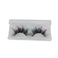 thumbnail image 4 of Halloween Butterfly Eyelashes 25mm Full Strip Silk Eyelash with Butterflies for Party Makeup 4 Pairs Suncolor Hair, 4 of 10
