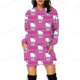 thumbnail image 3 of Vestido sexy hasta la rodilla para mujer, de primavera y otoño, con capucha, manga larga, con bolsillos de HELLO KITTY, vestido sencillo e informal ajustado, 3 of 5