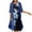Blue formal dresses for women, variant on Wycnly Formal Dresses for Women Sleeveless Round Neck Floral Print Summer Midi Dresses 2 Pieces Dresses Sets with Cardigan Knee-Length Tank Dress Blue l Under $5