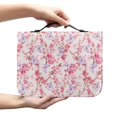 thumbnail image 2 of HELLHERO Cherry Blossom Butterflies Bible Case for Men, Portable Bible Cover with Protective for Prayer Church Christian Prayer, 2 of 12