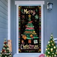 thumbnail image 6 of Sahpxhe Merry Christmas Hanging Door Cover, Delicate Showy Front Door Covers for Christmas Decorations Or Festival Party Decor 79.92×35.83Inch Multicolor, 6 of 6