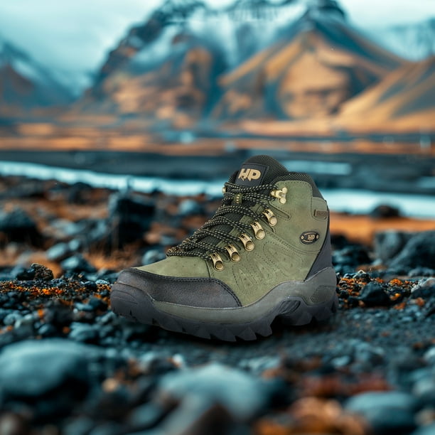 Botas de Senderismo Casuales para Mujer Color Verde Talla 23 MX Walmart en linea