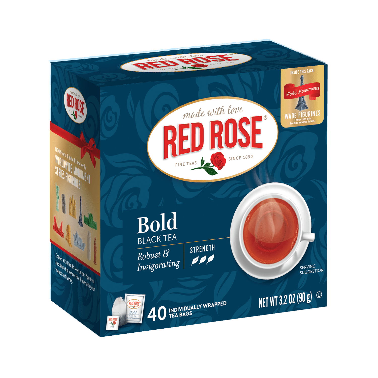 Red Rose Bold Black Tea 40ct 6 pack