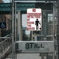 thumbnail image 7 of Meiiso Warning Sign Clearance, Funny No Trespassing Sign Metal Tin Plaque, We Are Tired of Hiding The Bodies Yard Garage Wall Decor 8X12 Inches, 7 of 7