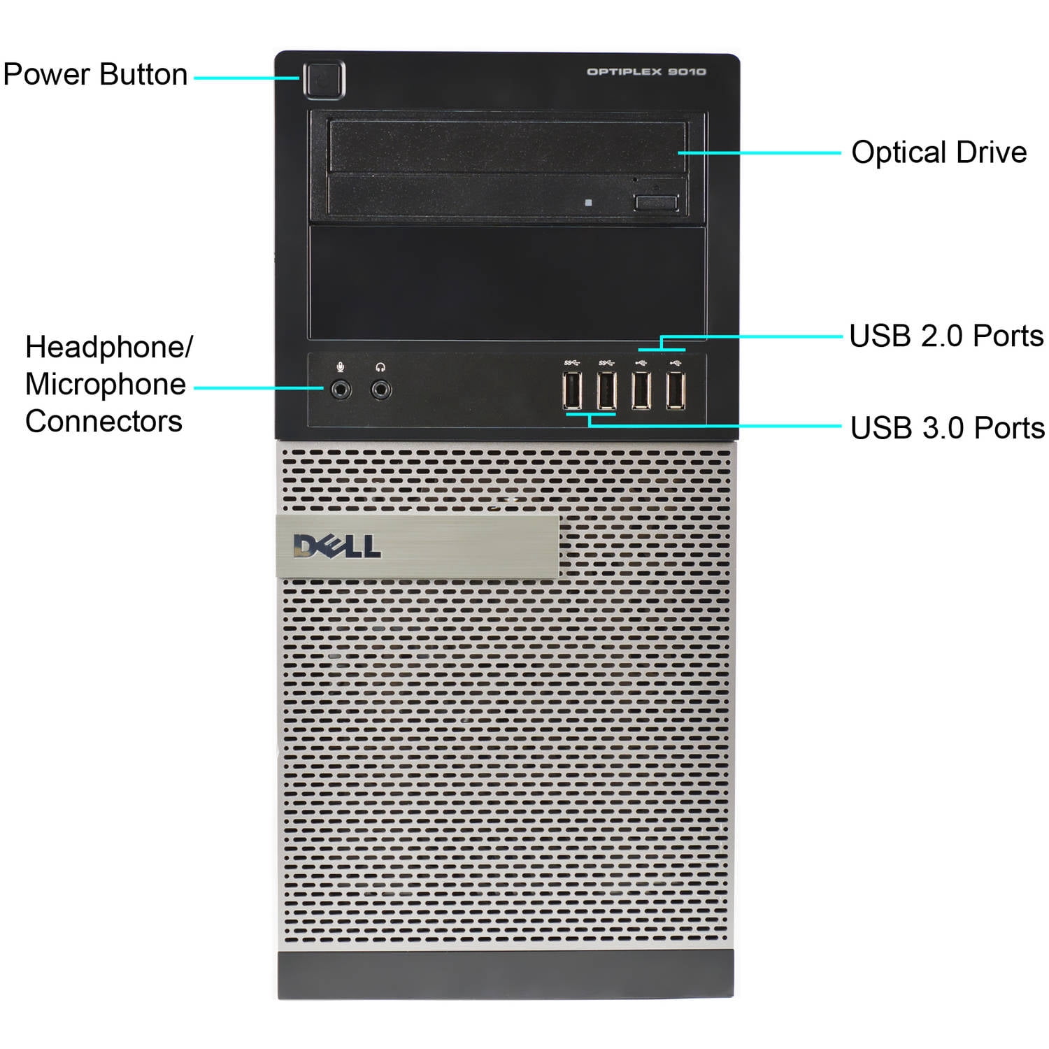 Refurbished Dell Optiplex 9010 T Wa1 0391 Desktop Pc With Intel Core I5 3570 Processor 16gb Memory 2tb Hard Drive And Windows 10 Pro Monitor Not Included Walmart Com Walmart Com
