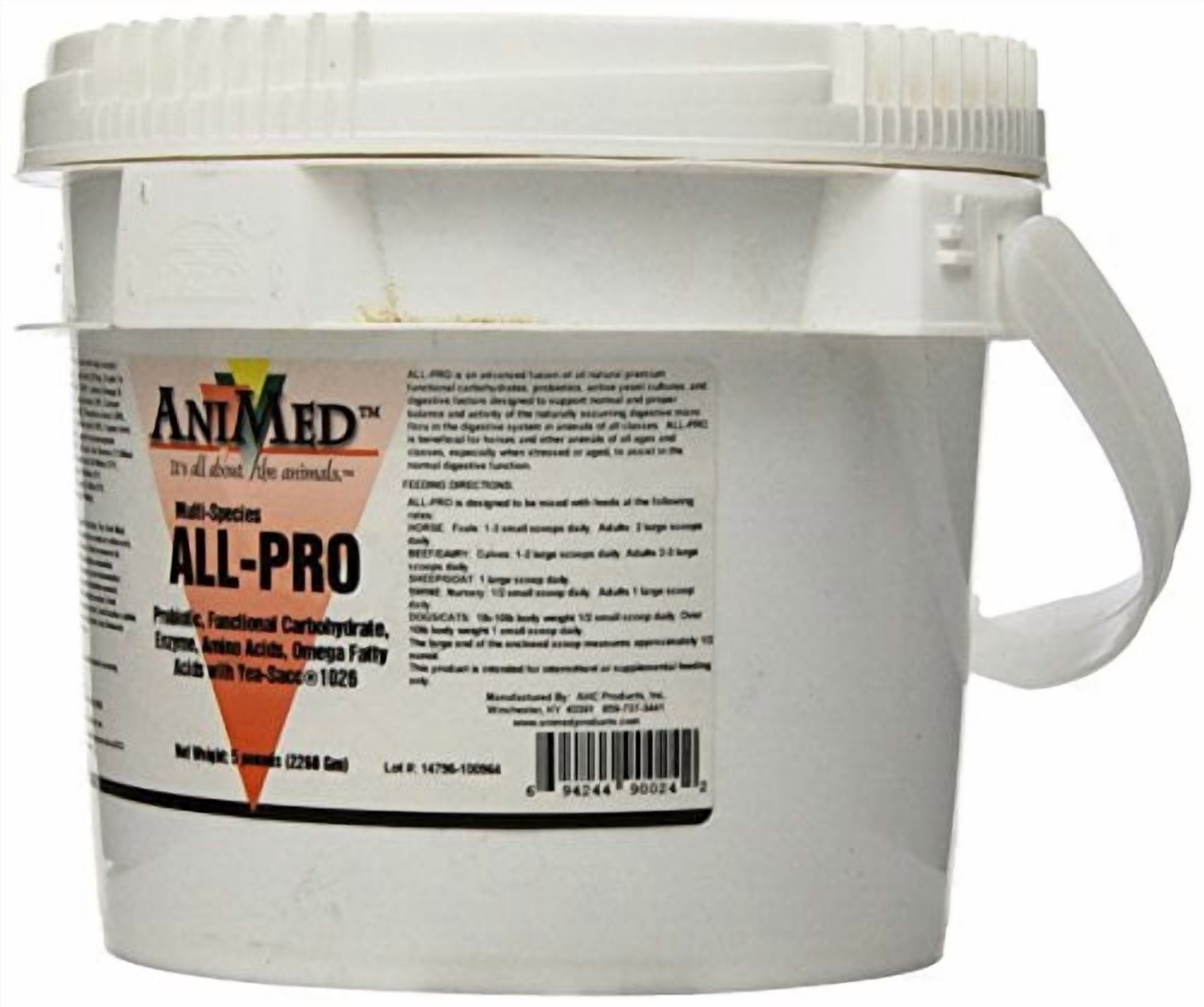 AniMed All-Pro for Horses Dogs Cats Cows Sheep and Goats, 5-Pound