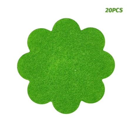 

Reduced！Amusingtao 20pcs Air Permeability Multi Sizes Watering Flower Pot Pad Polyester Soil