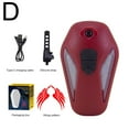 thumbnail image 5 of QHUDLV Rtyweth USB Rechargeable Tail Rear Waterproof Adjustable Taillight Lamp Highlig Warning Light, 5 of 9