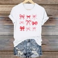 thumbnail image 2 of Kaemgyyd Women Graphic Tees Summer Cute T Shirts Comfortable Crew Neck Short Sleeve Valentine's Tops Clothes Trendy, 2 of 6