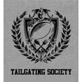 thumbnail image 2 of American Football Tailgating Society Youth Heather Gray Crew Neck Short Sleeve Tee-Medium, 2 of 4